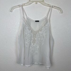 Brandy Melville Crochet Lace Tank Top Boho OS